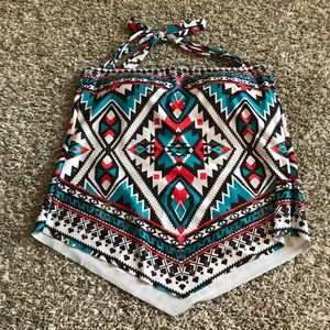 Swim suit top no size fits like a medium